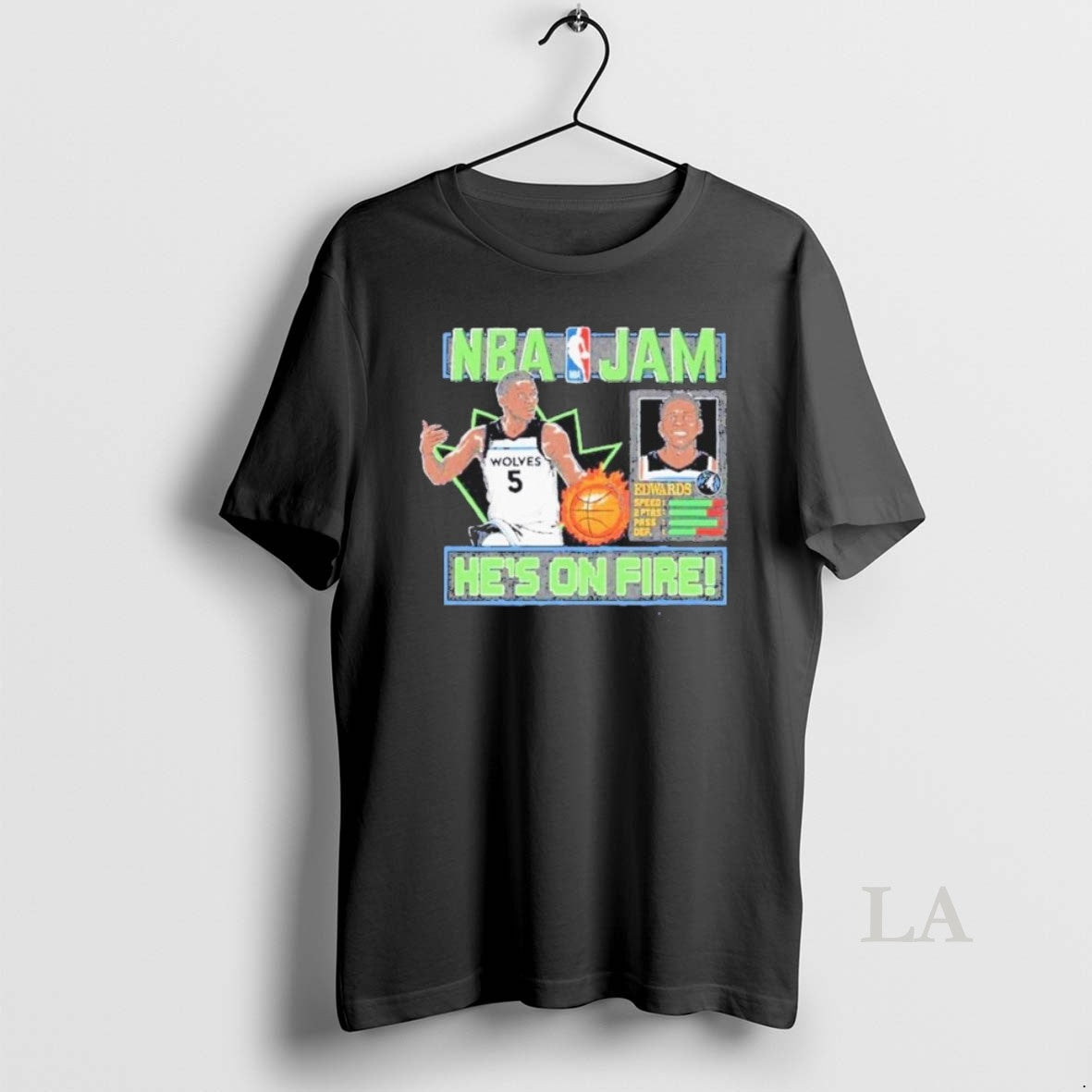 Original Nba Jam Anthony Edwards Minnesota Timberwolves Hoodie