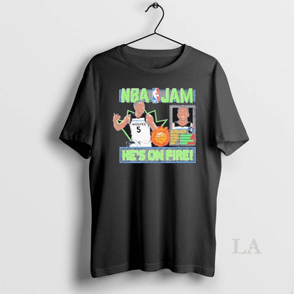 Original Nba Jam Anthony Edwards Minnesota Timberwolves Hoodie