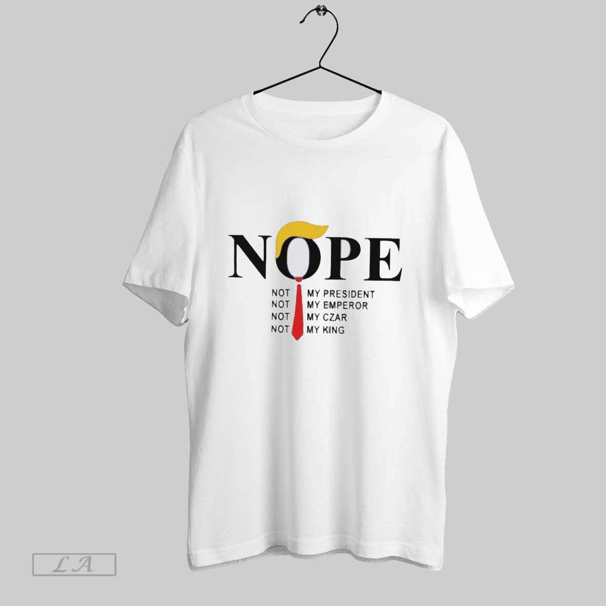 Original Nope Trump Not My President Not My Emperor TShirt Retro Look