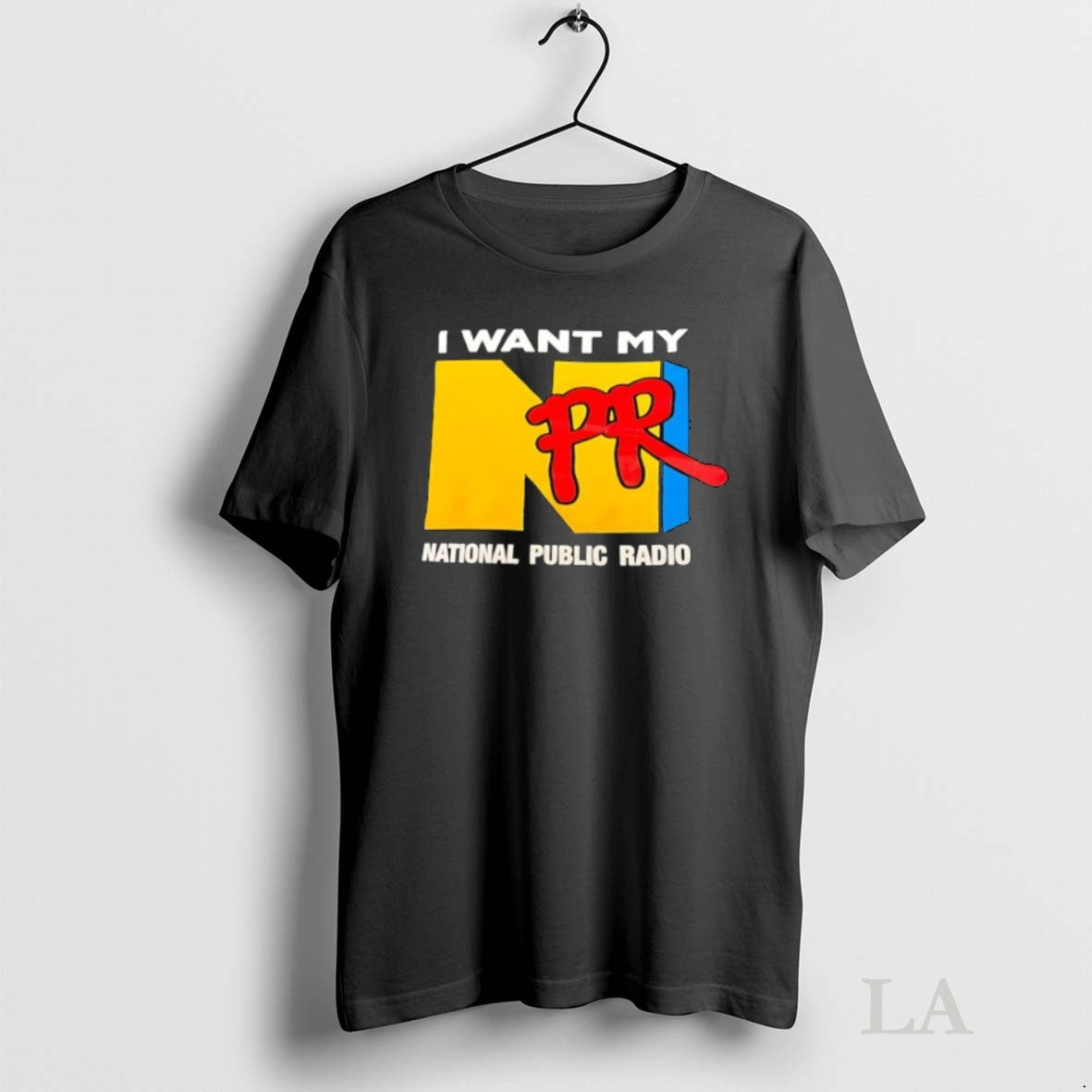 Original Npr I Want My National Public Radio TShirt Elegant Look