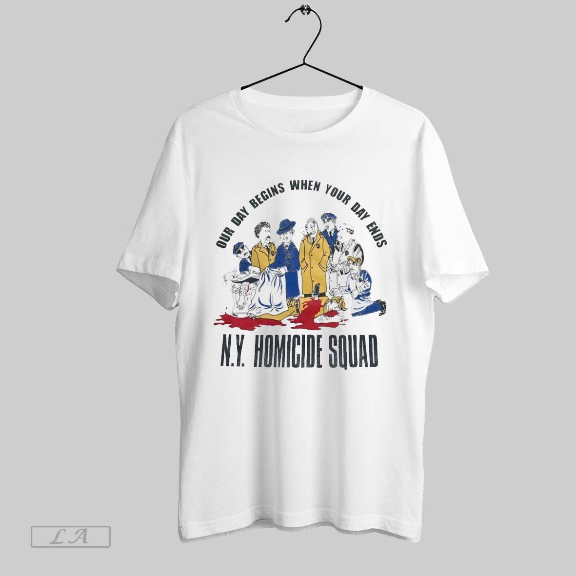 Original Ny Homicide Squad Our Day Begins When Your Day Ends Tank Top