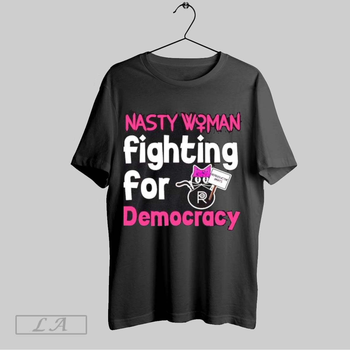 Original Nasty Fighting Democracy Dark Shirt Vintage Style