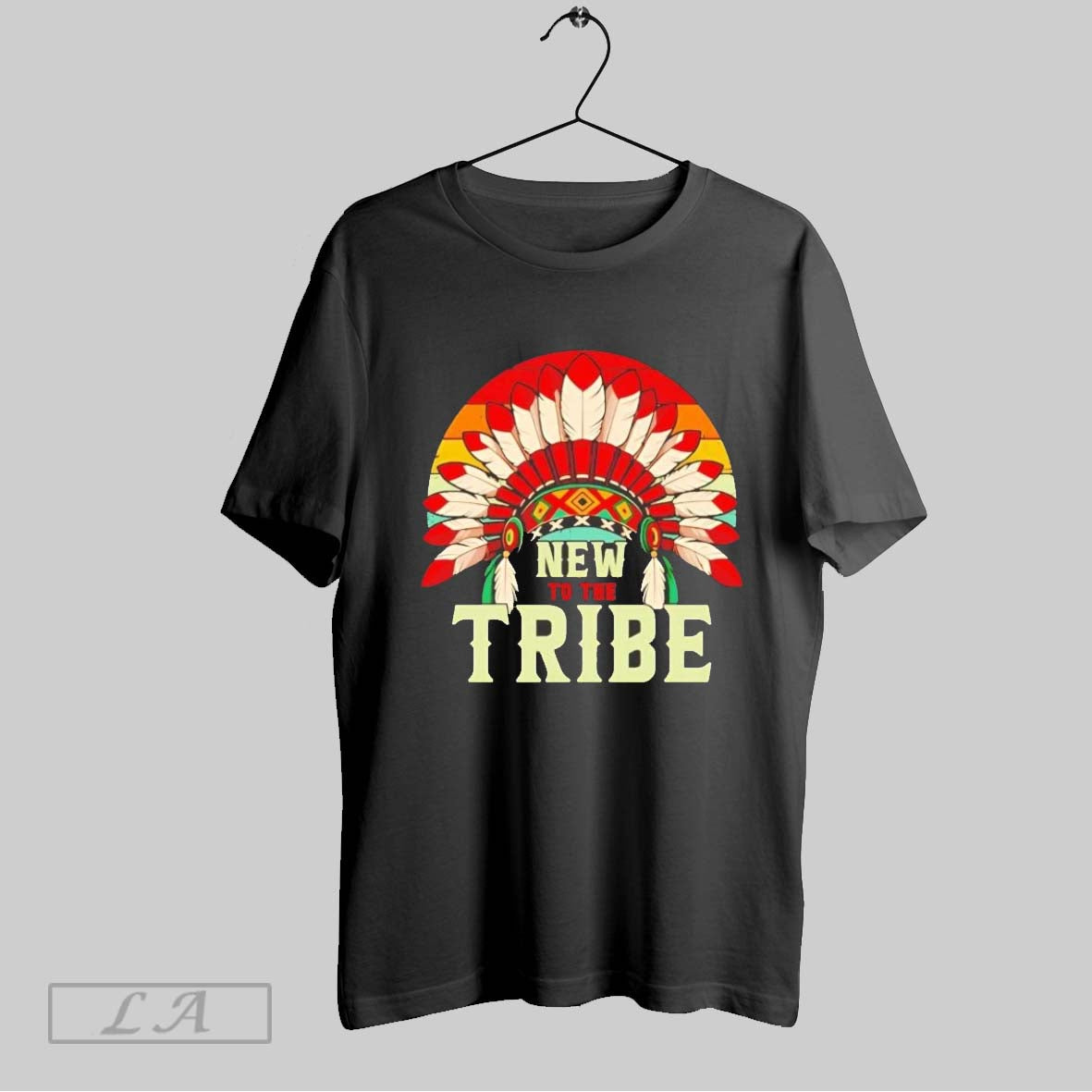 Original Native American New To Tribe Ladies TShirt Authentic Gift