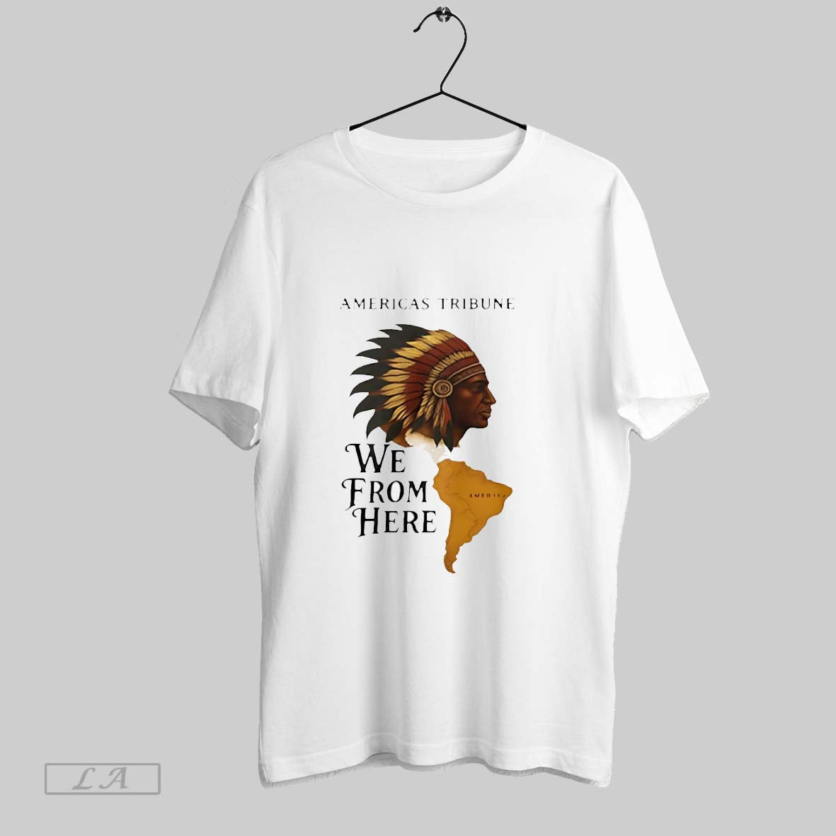 Original Native Americas Tribune We From Here Tank Top Vintage Merch