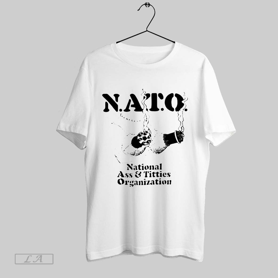 Original Nato National Ass And Titties Organization TShirt Authentic