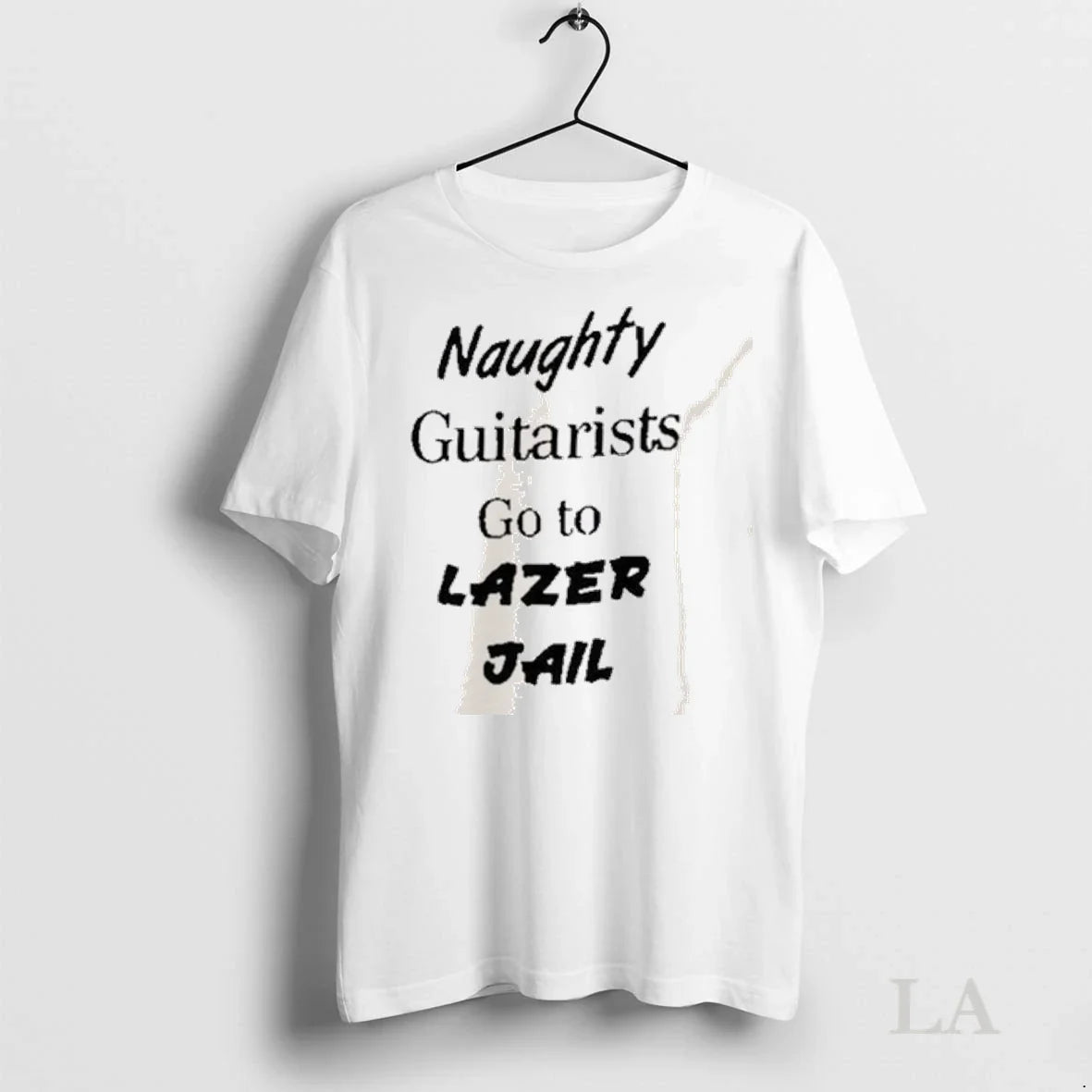 Original Naughty Guitars Go To Lazer Jail Hoodie Elegant Apparel