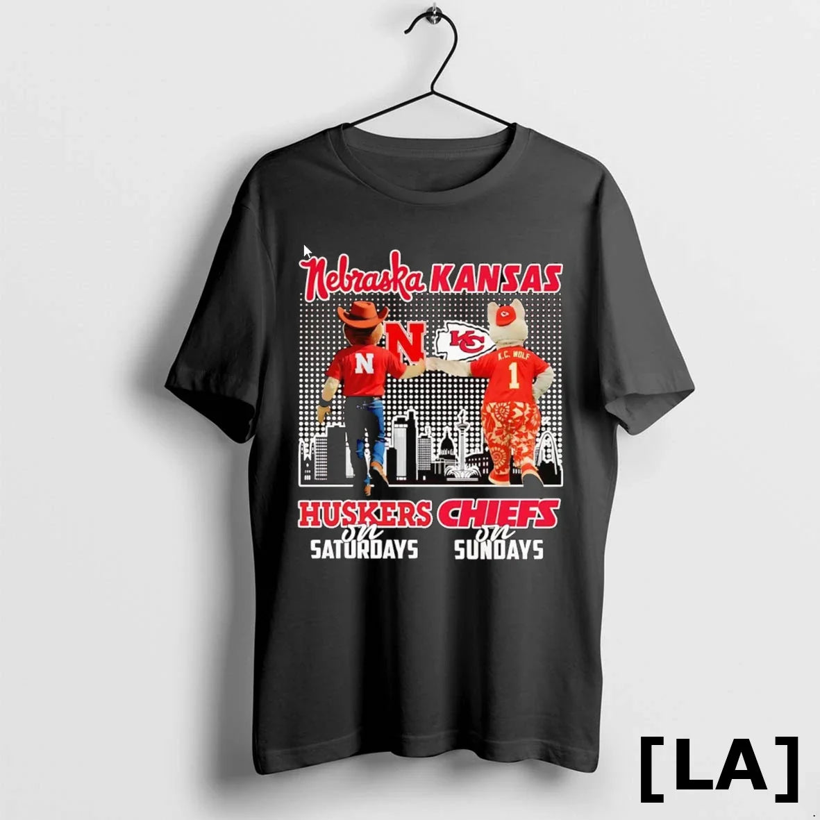 Original Nebraska Cornhuskers Saturdays And Kc Chiefs Sundays Skyline