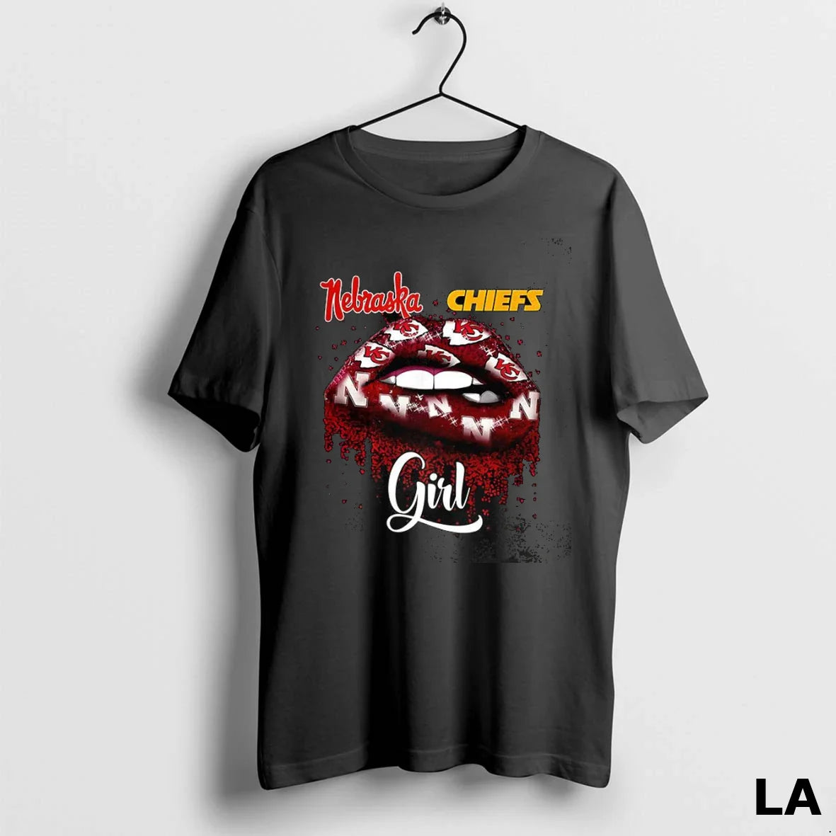 Original Nebraska Cornhuskers X Kansas City Chiefs Lips Shirt Stylish
