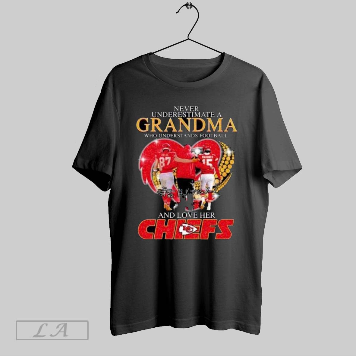 Original Never Underestimate Grandma Who Understands Football And