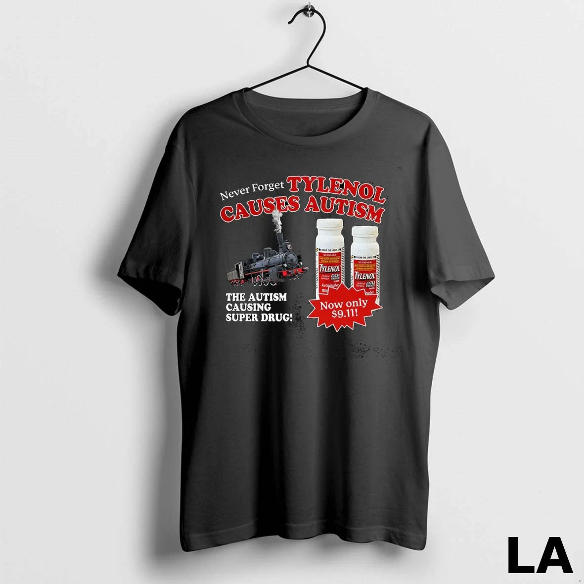 Original Never Forget Tylenol Causes Autism Hoodie Retro Outfit