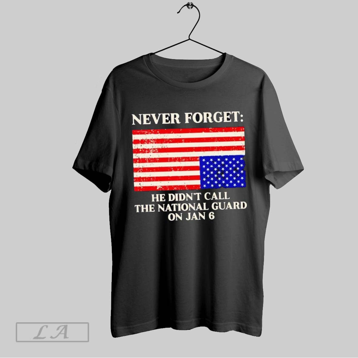 Original Never Forget He Didnt Call National Guard Jan 6 Tee