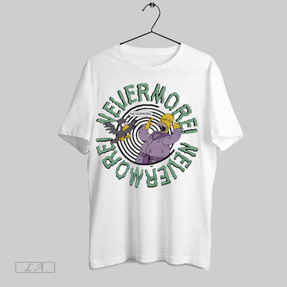 Original Nevermore Homer Simps Tee Modern Merch