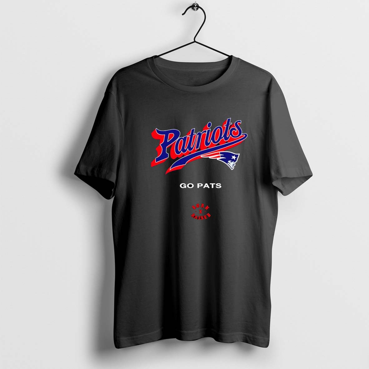 Original New England Patriots Go Pats Script TShirt Modern Look