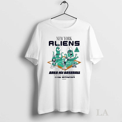 Original New York Aliens Area 161 Baseball Bronx Long Sleeve Classic
