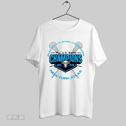 Original New York Atlas Lacrosse Champions 2025 Pll Us Bank Tank Top