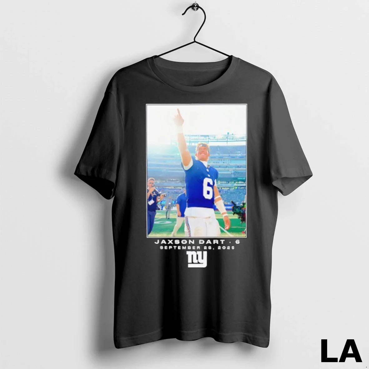 Original New York Giants Jaxson Dart September 28 2025 Tee Vintage