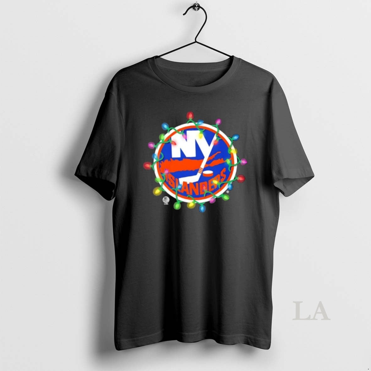Original New York Islanders Logo Holiday Lights Shirt Unique Fashion
