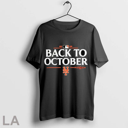 Original New York Mets Back To October 2025 Mlb Postseason Tee