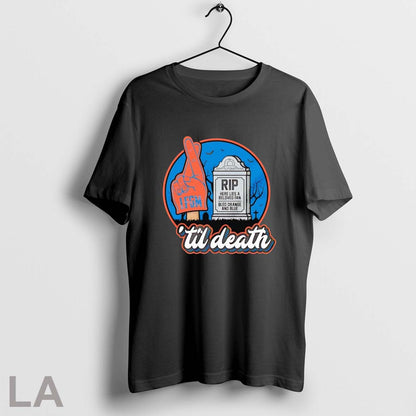 Original New York Mets Til Death Rip Halloween Hoodie Modern