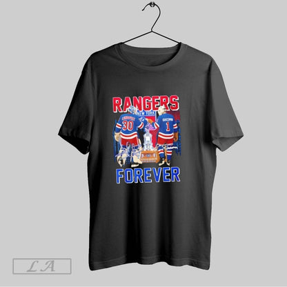 Original New York Rangers Lundqvist X Giacomin Forever Signatures
