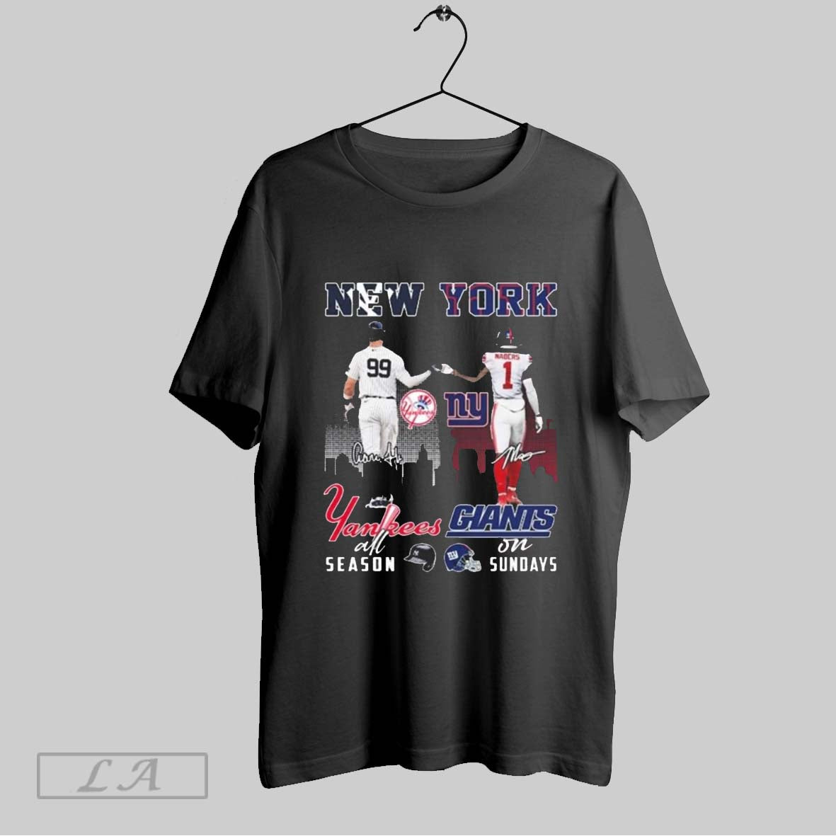 Original New York Yankees Aaron Judge All Season And New York Giants