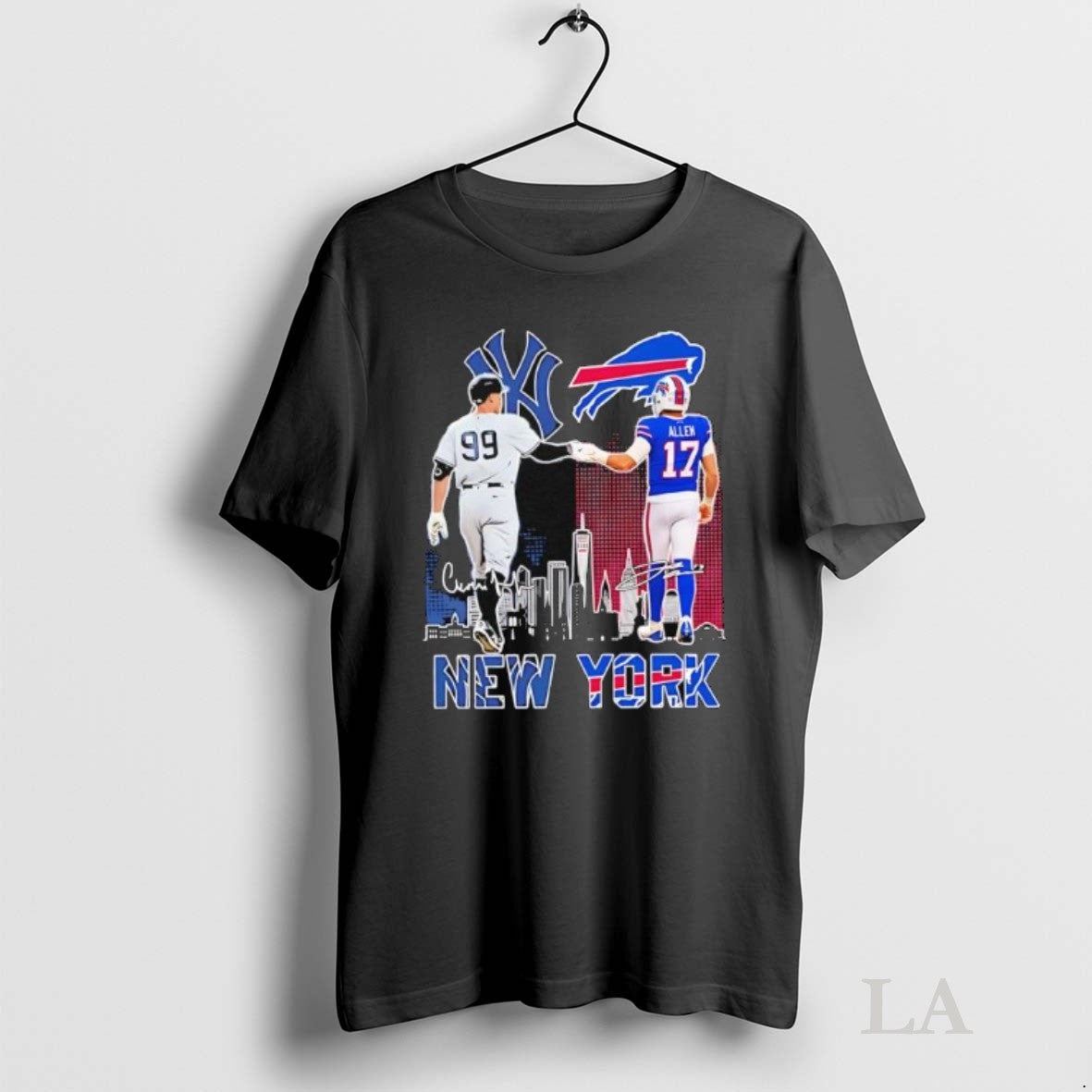 Original New York Yankees Aaron Judge Buffalo Bills Josh Allen