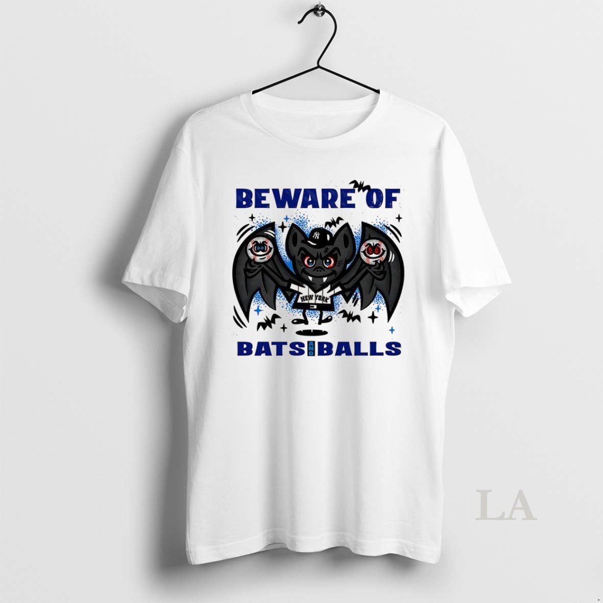 Original New York Yankees Baseball Beware Bats And Balls Halloween