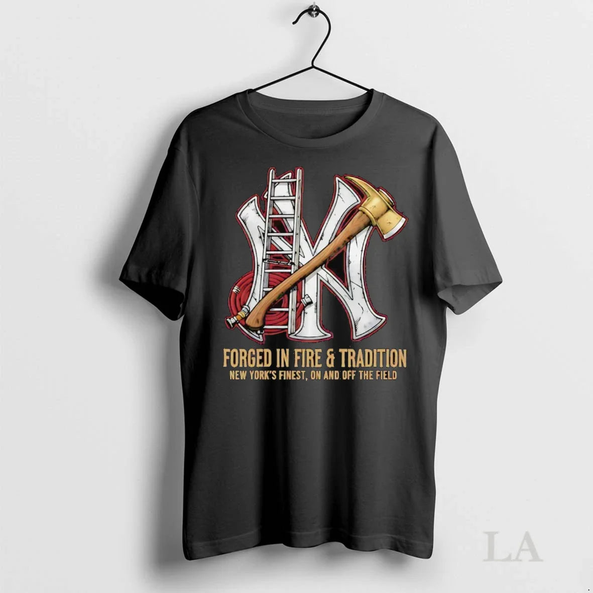 Original New York Yankees Forged Fire And Tradition Ny Finest And Off