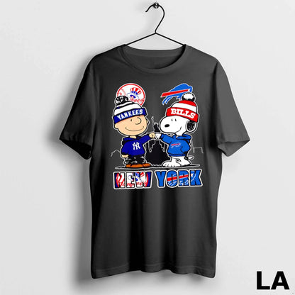 Original New York Yankees X Buffalo Bills Snoopy Sweatshirt Unique
