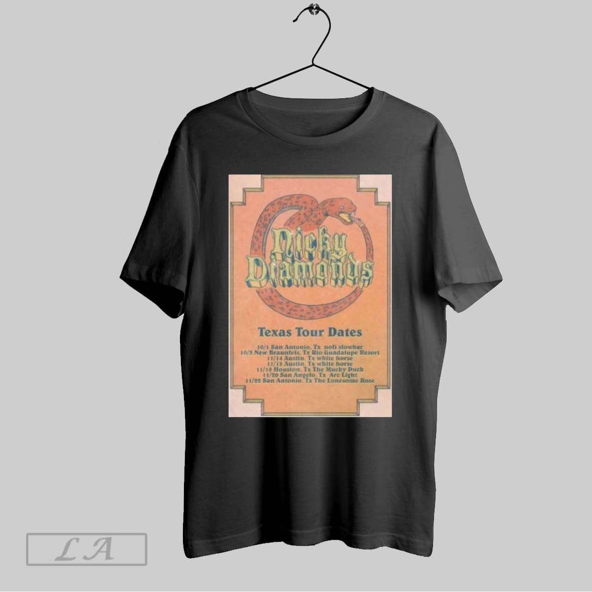 Original Nicky Diamonds 2025 Texas Tour Shirt Designer Apparel