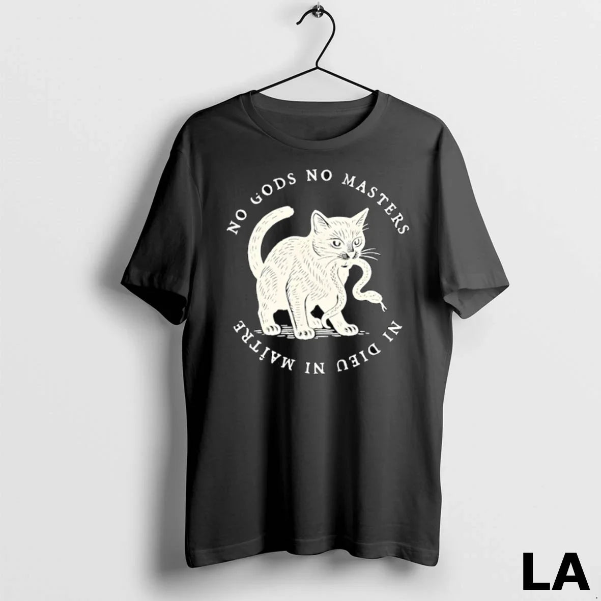 Original No Kings No Gods No Masters Cat TShirt Exclusive Style