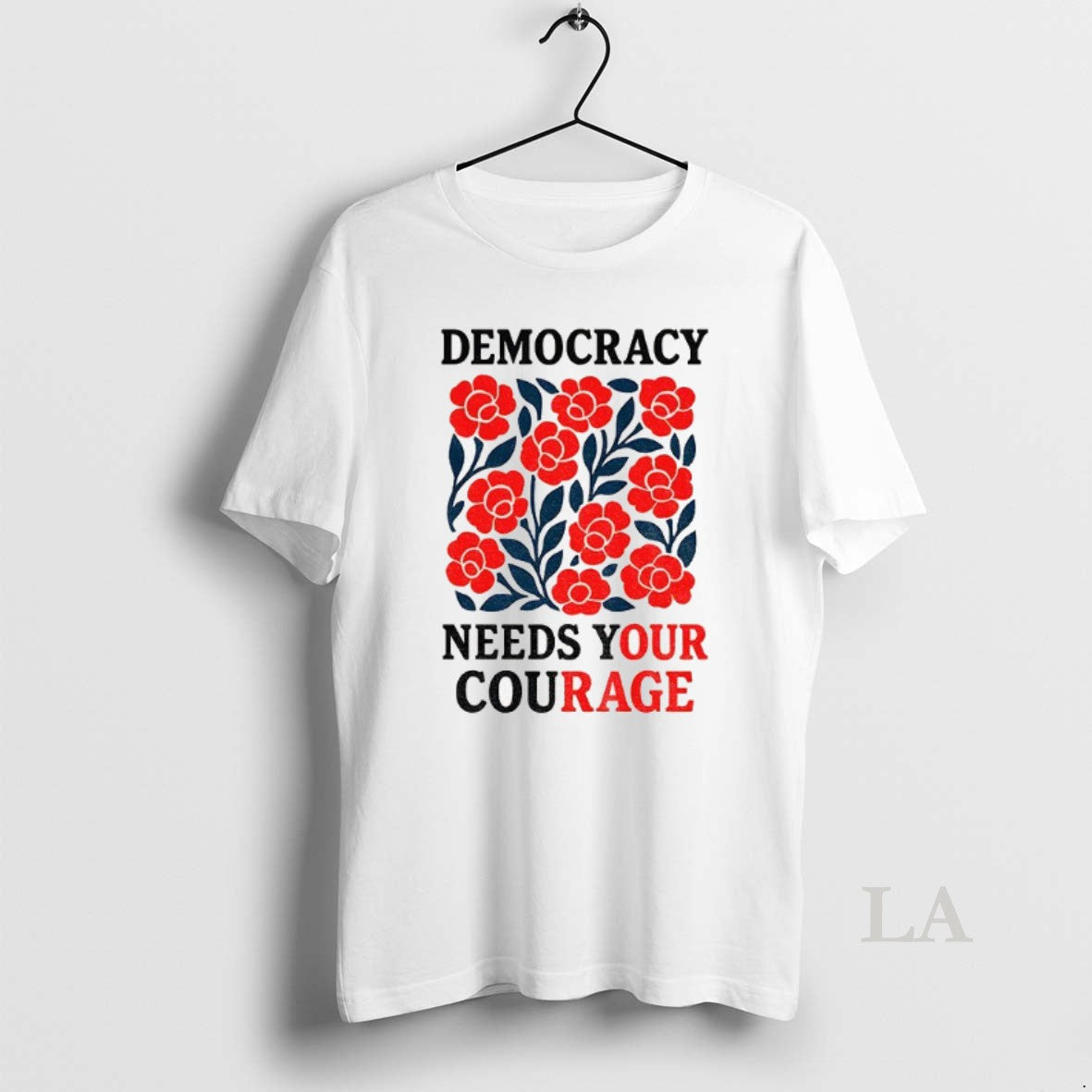 Original No Kings Protest Democracy Needs Your Courage Hoodie Elegant
