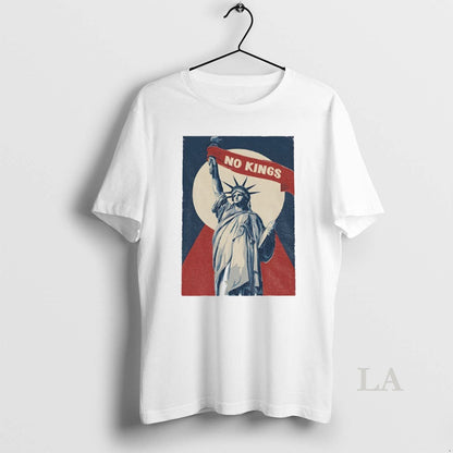 Original No Kings Statue Liberty Democracy Protest Anti Trump Long