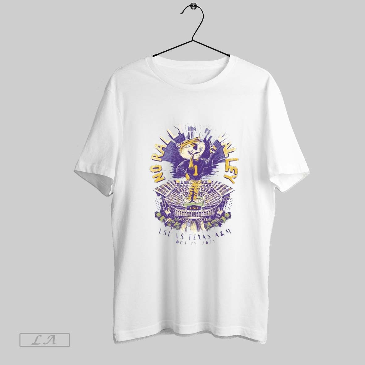 Original No Rally Valley Lsu Vs Texas Am Game Day 2025 Tee Modern