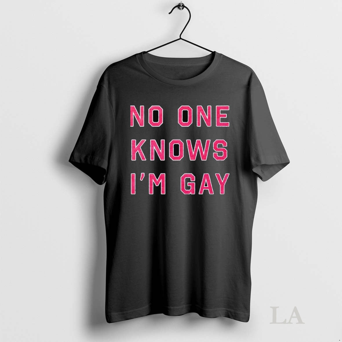 Original No One Knows Im Gay Tee Premium Apparel