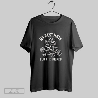 Original No Rest Days Wicked Gym Halloween Hoodie Trendy Look