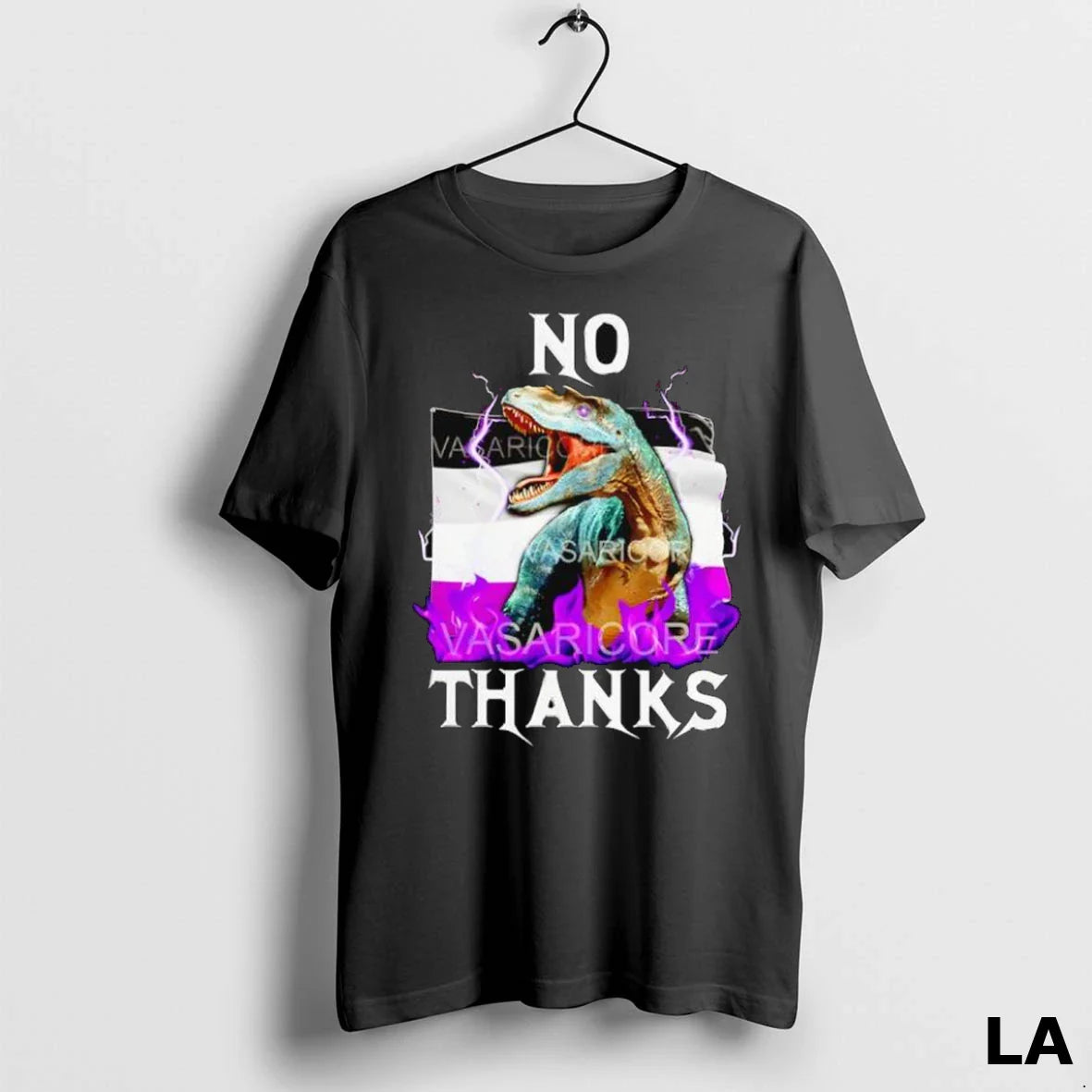 Original No Thanks Asexual Flag Dragon Tank Top Designer Design