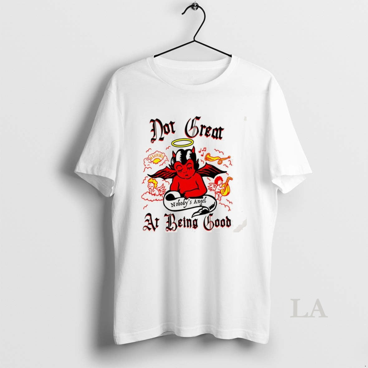 Original Nobodys Angel Not Great Being Good Tank Top Exclusive Merch