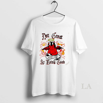 Original Nobodys Angel Not Great Being Good Tank Top Exclusive Merch