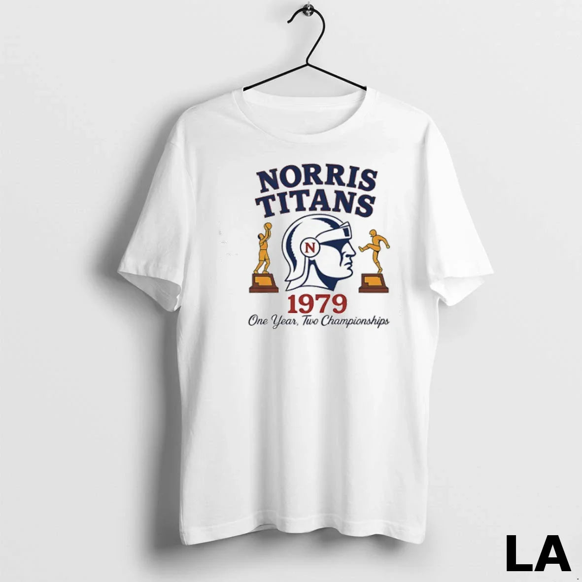 Original Norris Titans Logo One Year Two Championships 1979 Hoodie