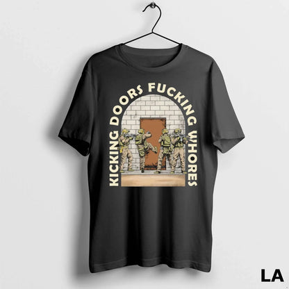 Original Notingregz Kicking Doors Fucking Whores Shirt Elegant Gift