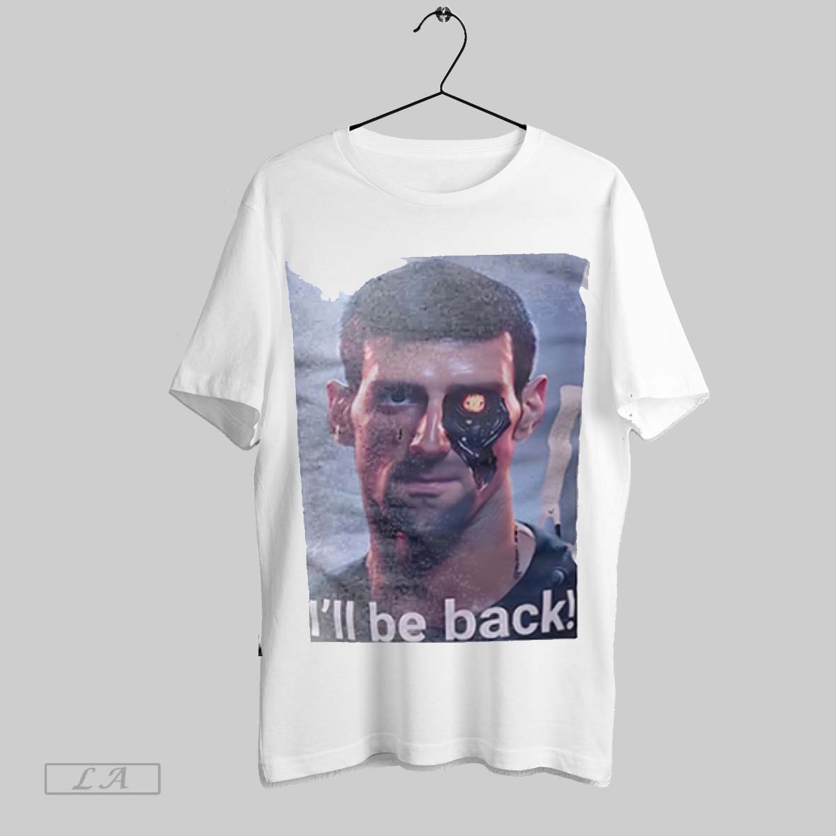 Original Novak Djokovic Terminator Ill Be Back Tee Vintage Collection