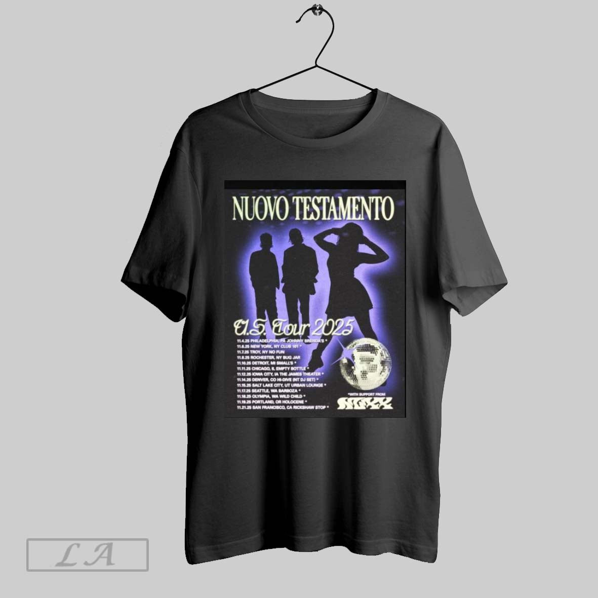 Original Nuovo Testamento Us Tour 2025 Long Sleve Long Sleeve Modern