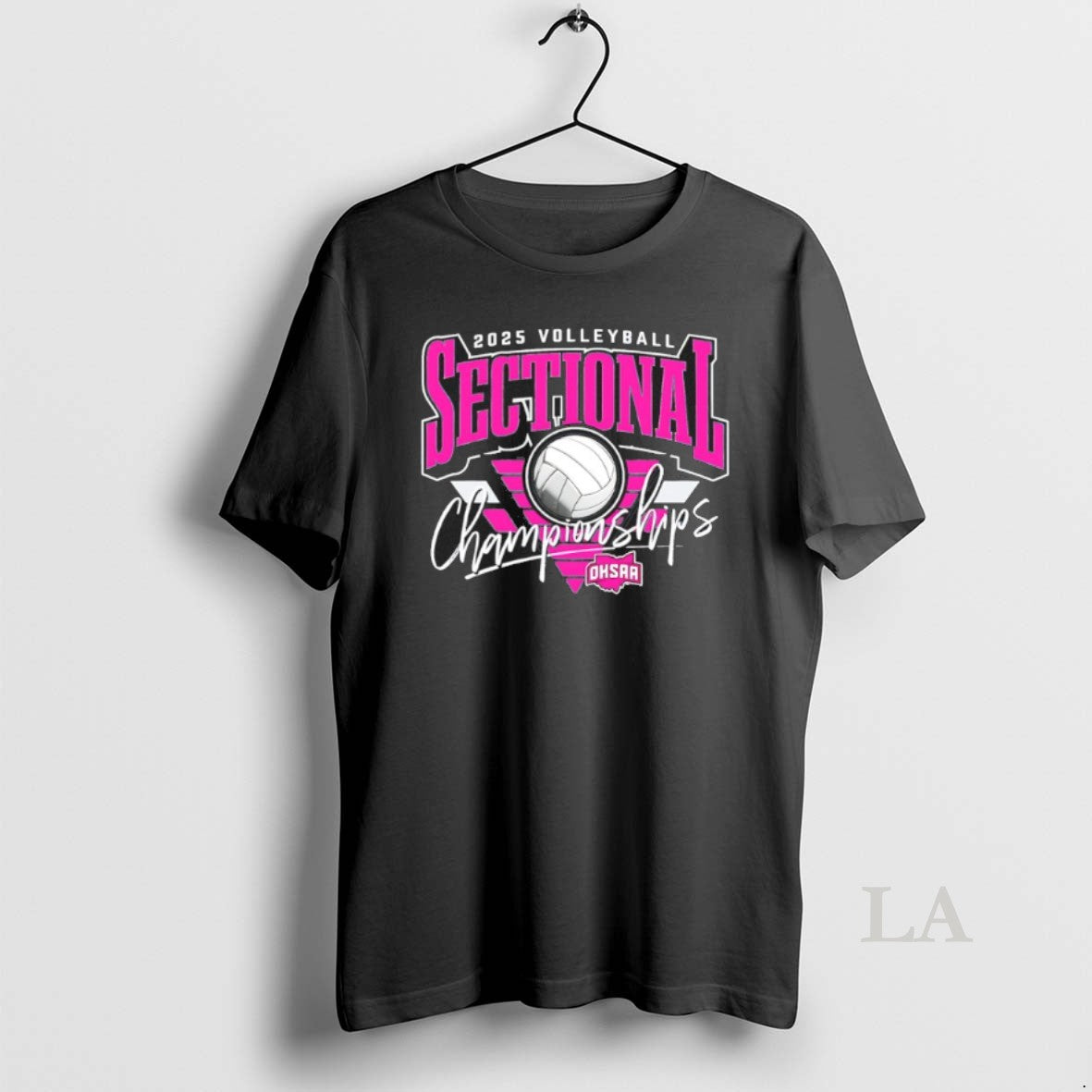 Original Ohsaa Volleyball Sectionals 2025 Logo Long Sleeve Unique