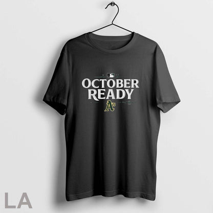 Original Oakland Athletics 2025 October Ready Mlb Postseason Long