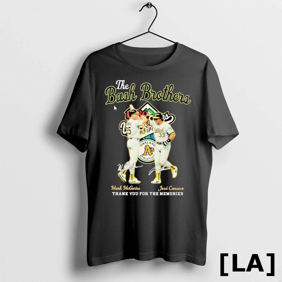 Original Oakland Athletics Bash Brothers Thank You Memories