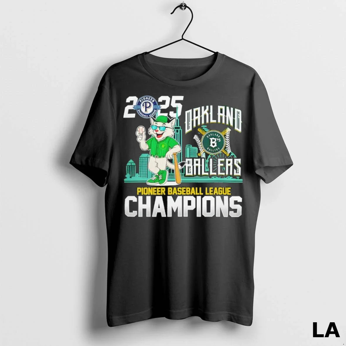 Original Oakland Ballers Mascot Pioneer Baseball League 2025 Champion