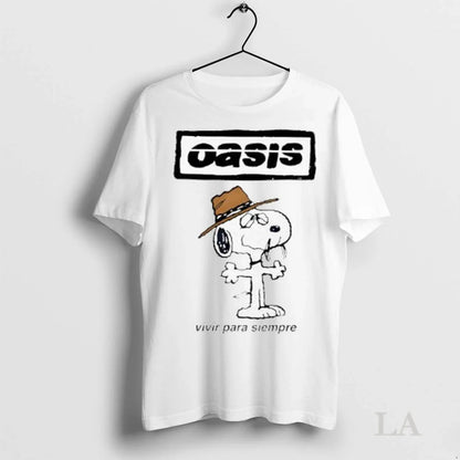 Original Oasis Snoopy Polera Mucky Rock Ladies Sweatshirt Authentic