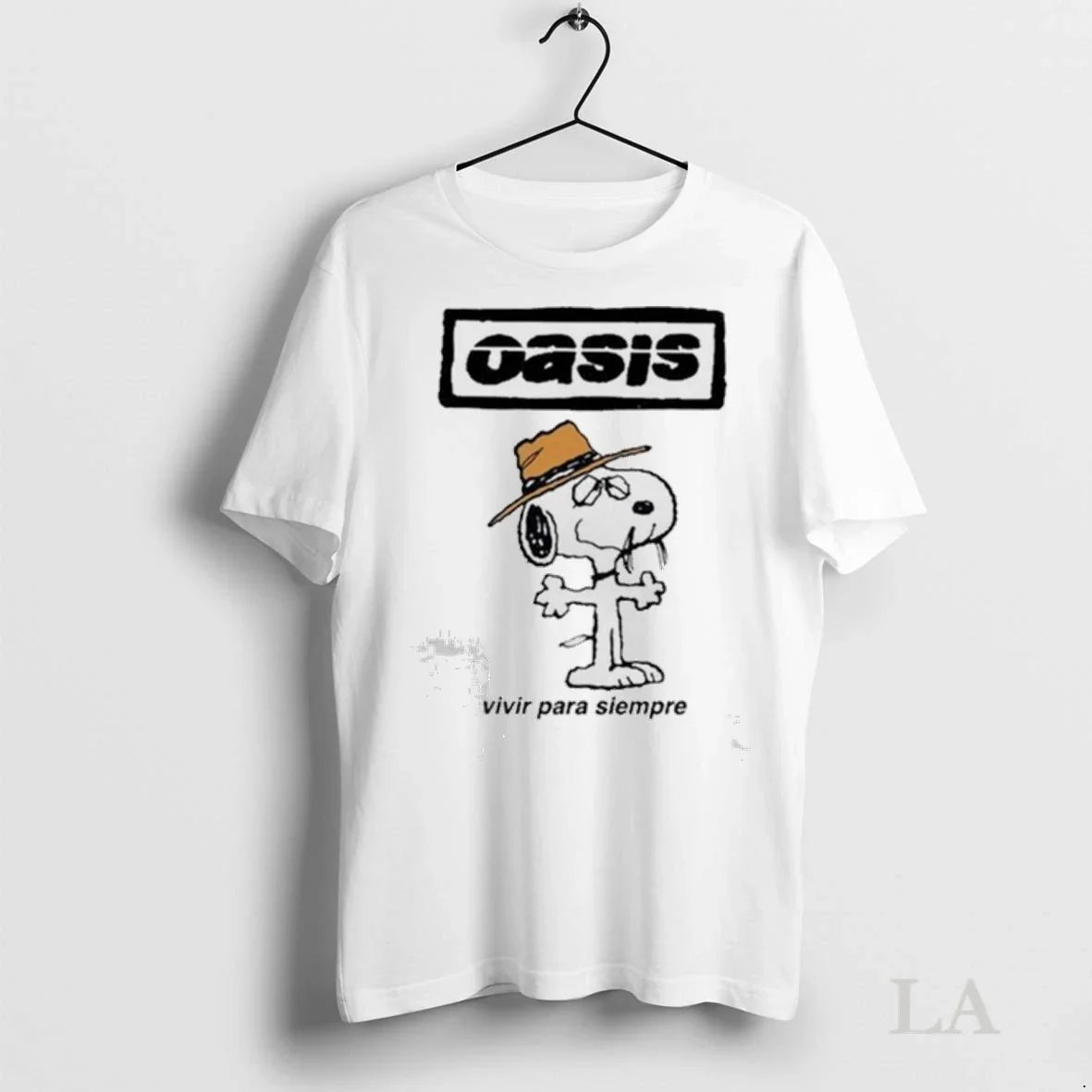 Original Oasis Vivir Para Siempre Ladies Shirt Elegant Look