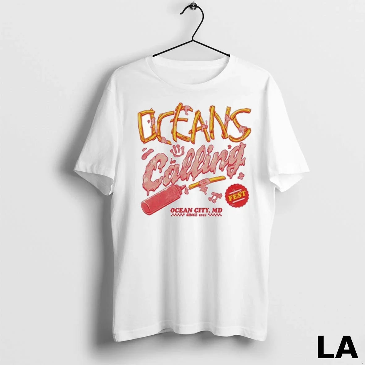 Original Oceans Calling Festival Fries 2025 Ocean City Md Sweatshirt